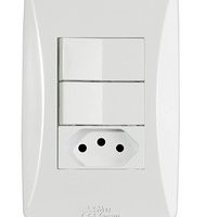 Ela Eletro Araguari CONJ.MEC TRONIC 2INT SIMP+TOM C/PL 39058-1C CONJUNTO MEC-TRONIC