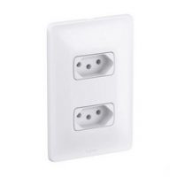 Ela Eletro Araguari CONJ.ZEFFIA 680111 2TOM. 2P+T 10A 250V 4X2 >1I CONJUNTO PIAL ZEFFIA