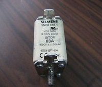 Ela Eletro Araguari FUSIVEL SITOR 3NE8 018-1 63A>7R FUSIVEL SIEMENS