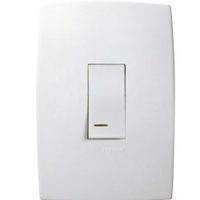 Ela Eletro Araguari INT.PIALPLUS 611120 C/LUZ VERT. >1C INTERRUPTOR PIAL