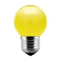 Ela Eletro Araguari LAMP.BOLINHA COLOR 15W/220V AM>9B LAMPADA SADOKIN