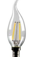 Ela Eletro Araguari LAMP.LED.VELA FIL 2W 3000K 220V>G LAMPADA F.L.C
