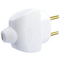 Ela Eletro Araguari PLUG MACHO 615800 RESID/CHATO BR 2P 10A >1A PLUG PIAL