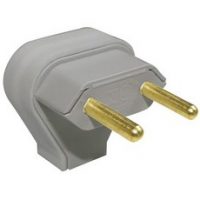 Ela Eletro Araguari PLUG MACHO 615844 RESID/TRIANG CZ 2P 10A>1A PLUG PIAL