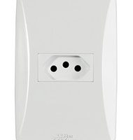 Ela Eletro Araguari TOM.MEC TRONIC 2P+T 10AMP C/PL 39032-1C TOMADA MEC-TRONIC
